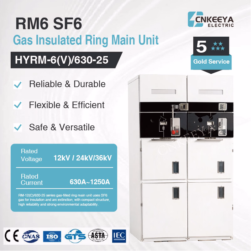 Cnkeeya 12kv Outdoor Sf6 Gas Insulated Ring Main Unit IEC 62271