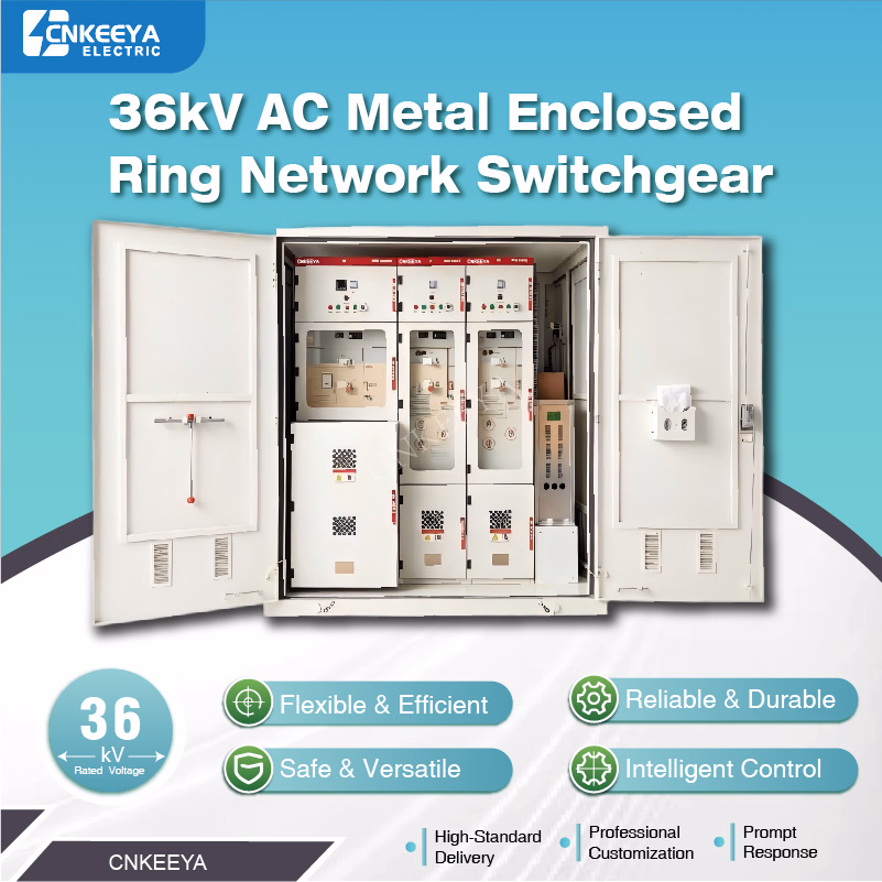Cnkeeya 36kv AC Metal Enclosed Ring Network Switchgear