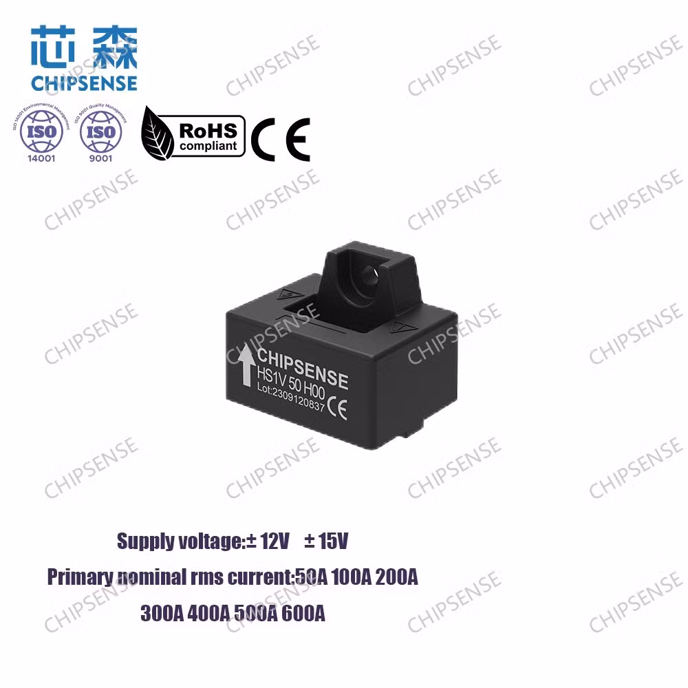 HS1V H00 Series 300A Hall Current Transducer Sensor Square Hole Voltage Output for Power Supplies for Welding Applications