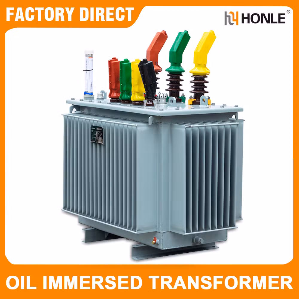 3 Phase 10kv 11kv Oil Immersed Transformer 630kVA 1000kVA for Power Distribution