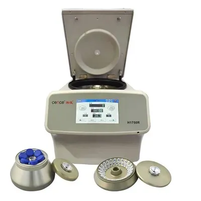 H1750R Benchtop High Speed Laboratory Centrifuge with 6X50ml Angle Rotor and Refrigerated Function up to 18500r/Min