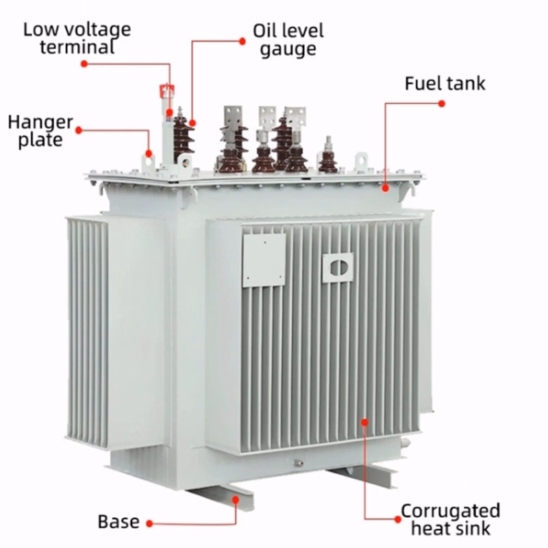 160kVA 10kv Low Loss Oil-Immersed Power Transformer