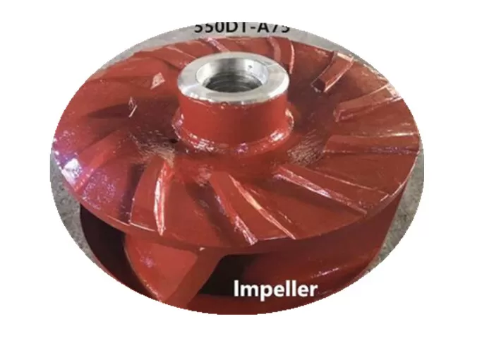 High Chrome Casting Slurry Pump Parts Pump Impeller 27% Chrome Alloy A05
