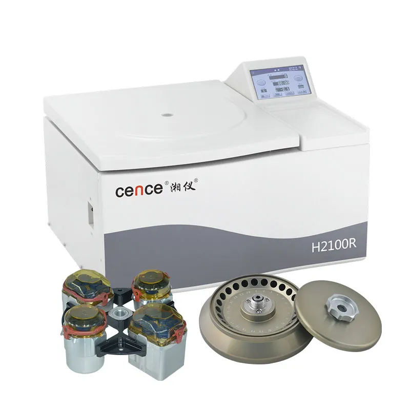 High Speed Refrigerated Centrifuge Machine H2100R Table Top Large Capacity Centrifuge