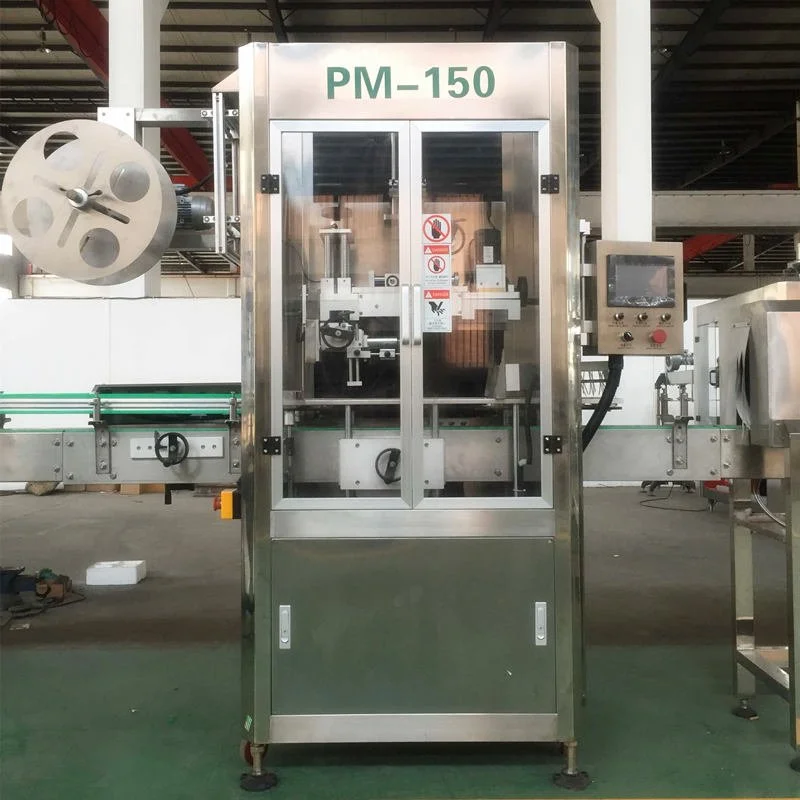 Automatic sleeve labeling machine for PET bottle PM150 - Bottling Line, Canning Line and Packaging Machines Manufacturer-Festa Machine