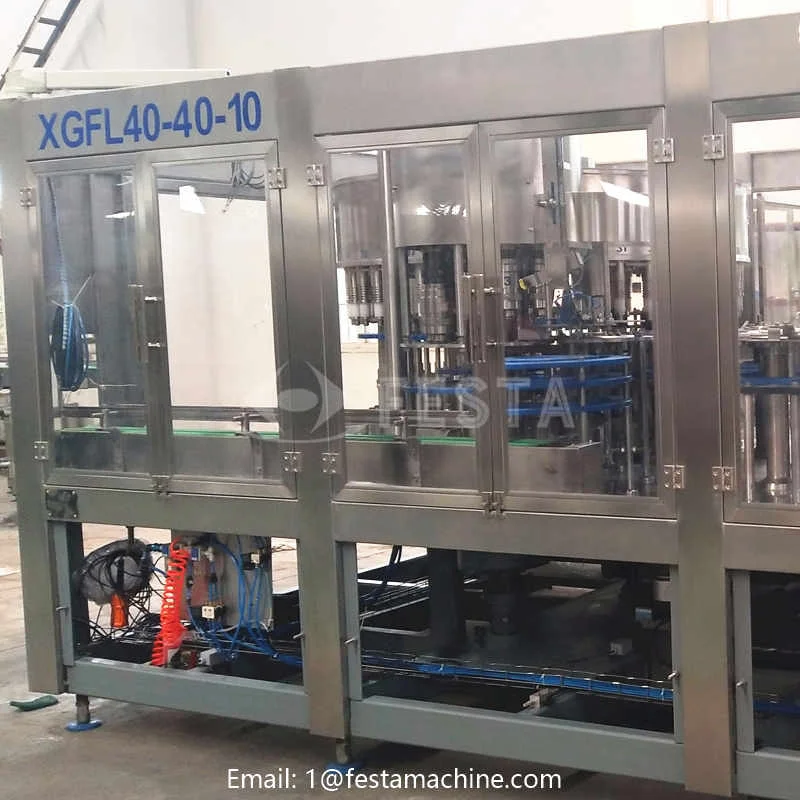 300BPM(500ml) drinking water bottling machine filling and capping - Bottling Line, Canning Line and Packaging Machines Manufacturer-Festa Machine
