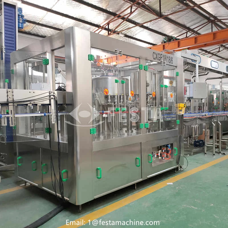 BPH Bottle Washing Filling Capping Monoblock CGF 18 18 6 - Bottling Line, Canning Line and Packaging Machines Manufacturer-Festa Machine